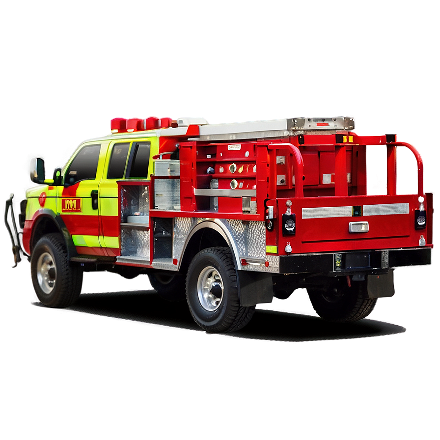 Firefighter Pickup Truck Png Osw78 PNG Image