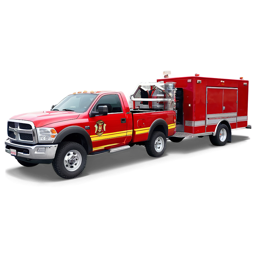 Firefighter Pickup Truck Png Xrb62 PNG Image