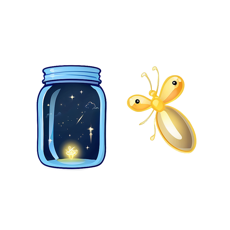 Firefly In Jar Png 06112024 PNG Image