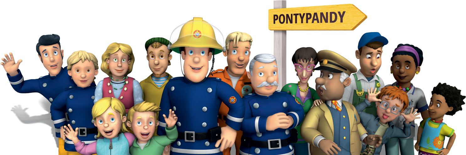 Firemanand Friends Pontypandy Sign PNG Image