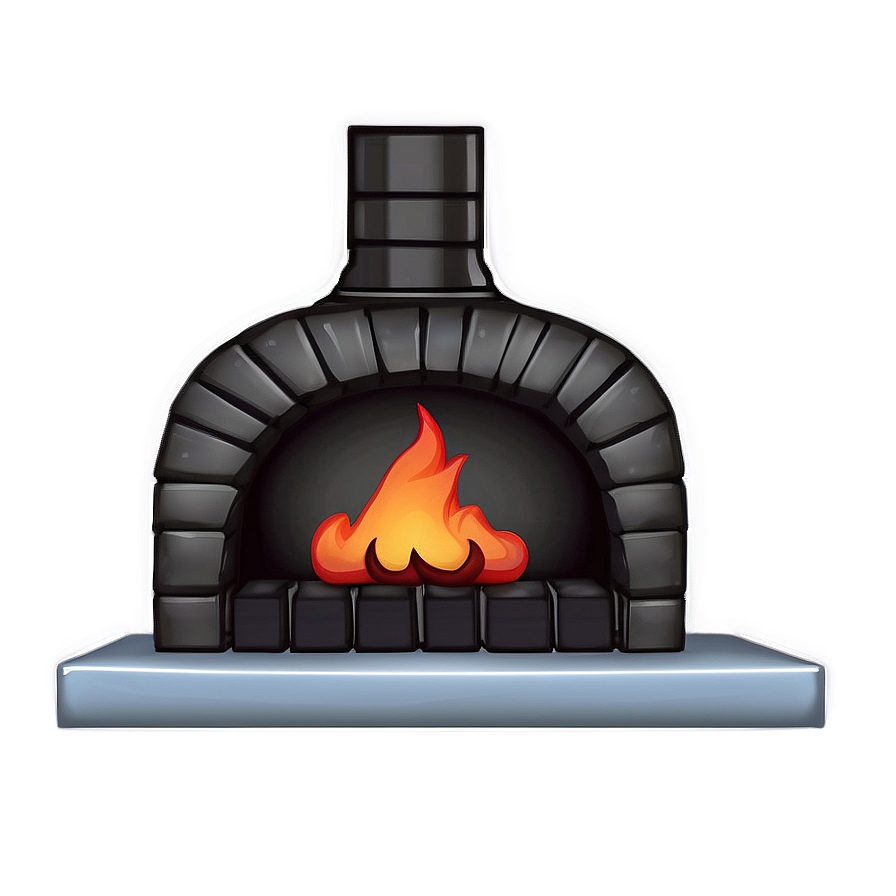 Fireplace Emoji Art Png Yfv PNG Image