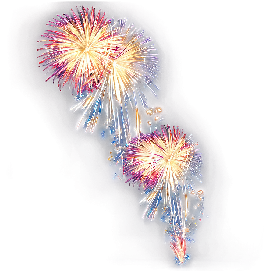 Fireworks Cascade Png 05042024 PNG Image