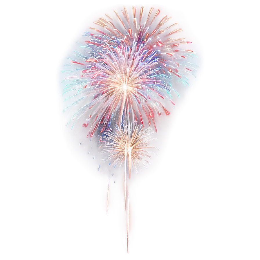 Fireworks Cascade Png 05042024 PNG Image