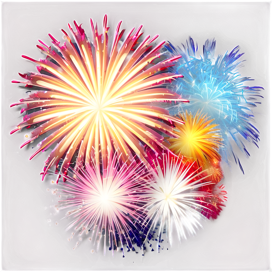 Fireworks Composition Png 05042024 PNG Image