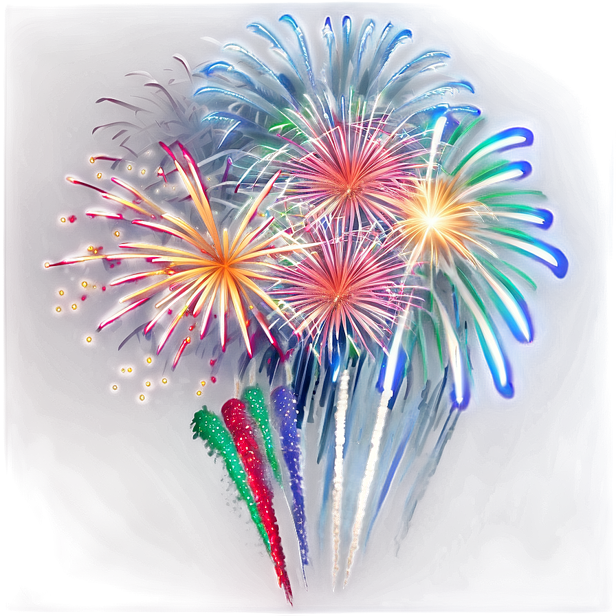 Fireworks Light Display Png 06112024 PNG Image