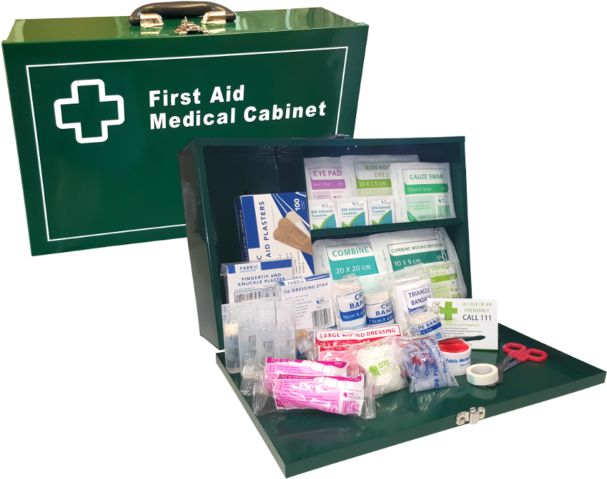 First Aid Medical Cabinet Contents PNG Image