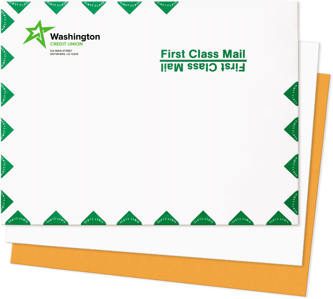 First Class Mail Envelope PNG Image