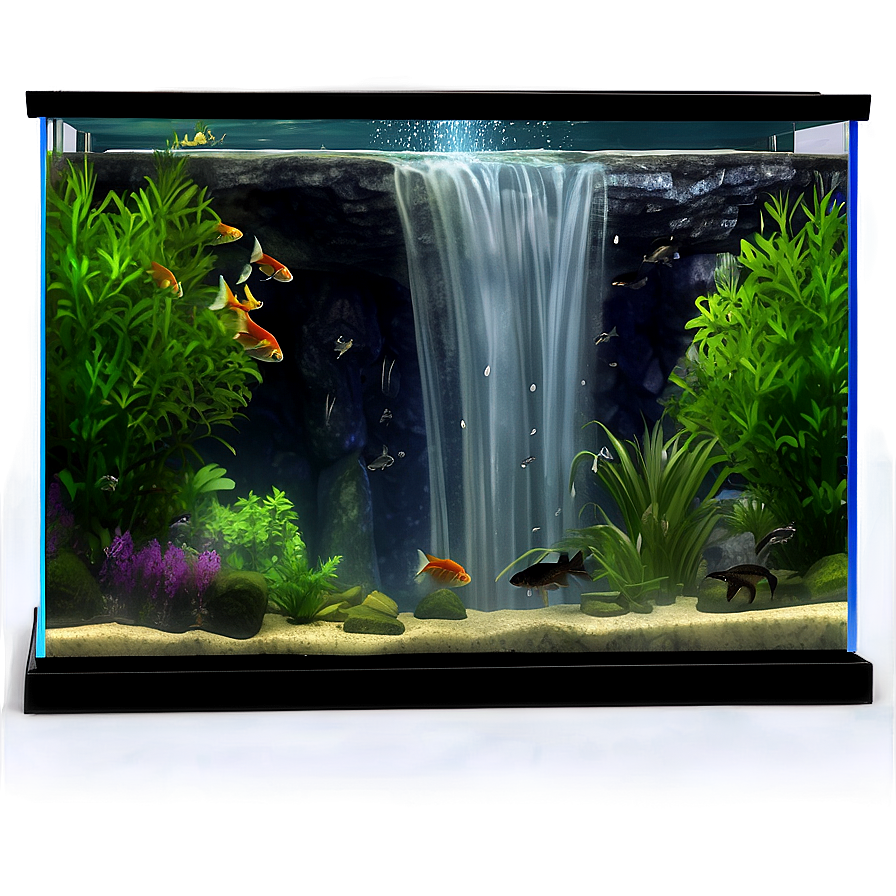 Fish Tank Waterfall Png 59 PNG Image