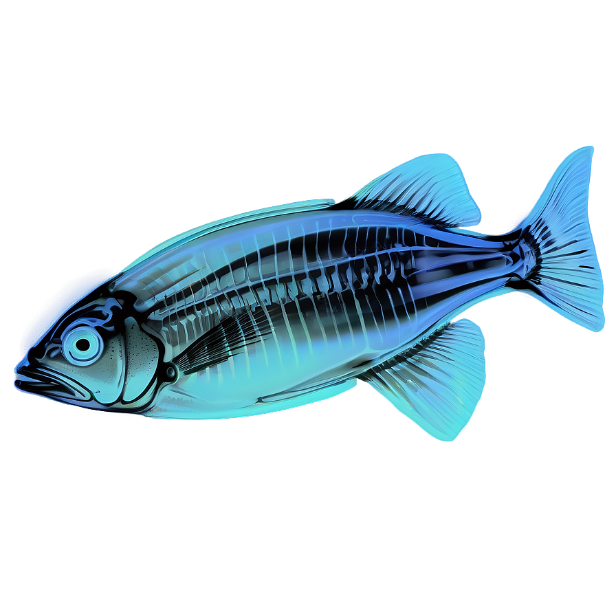 Fish X Ray Art Png 06252024 PNG Image