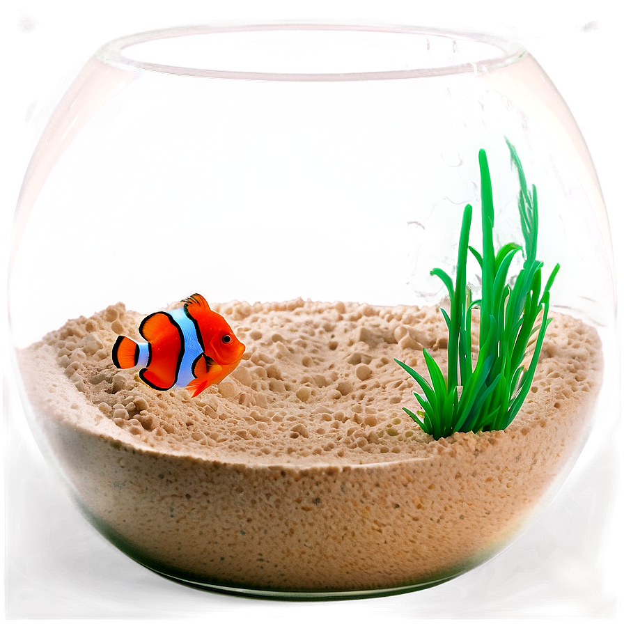 Fishbowl With Sand Png 48 PNG Image