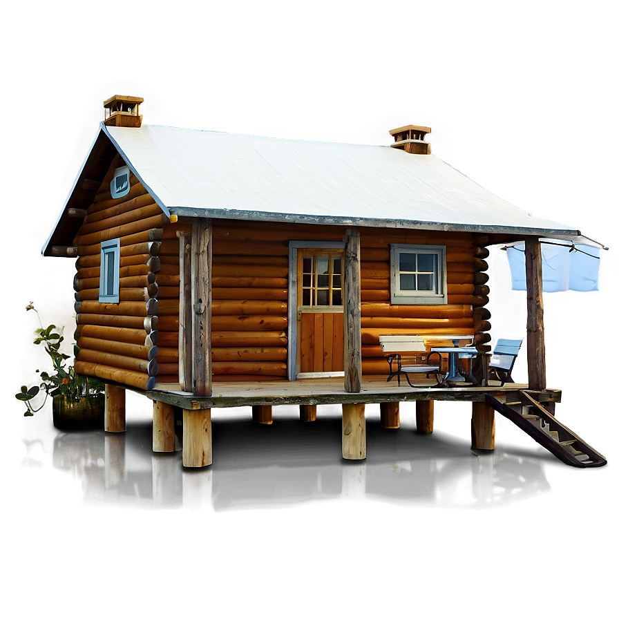 Fishing Cabin On The Lake Png 18 PNG Image