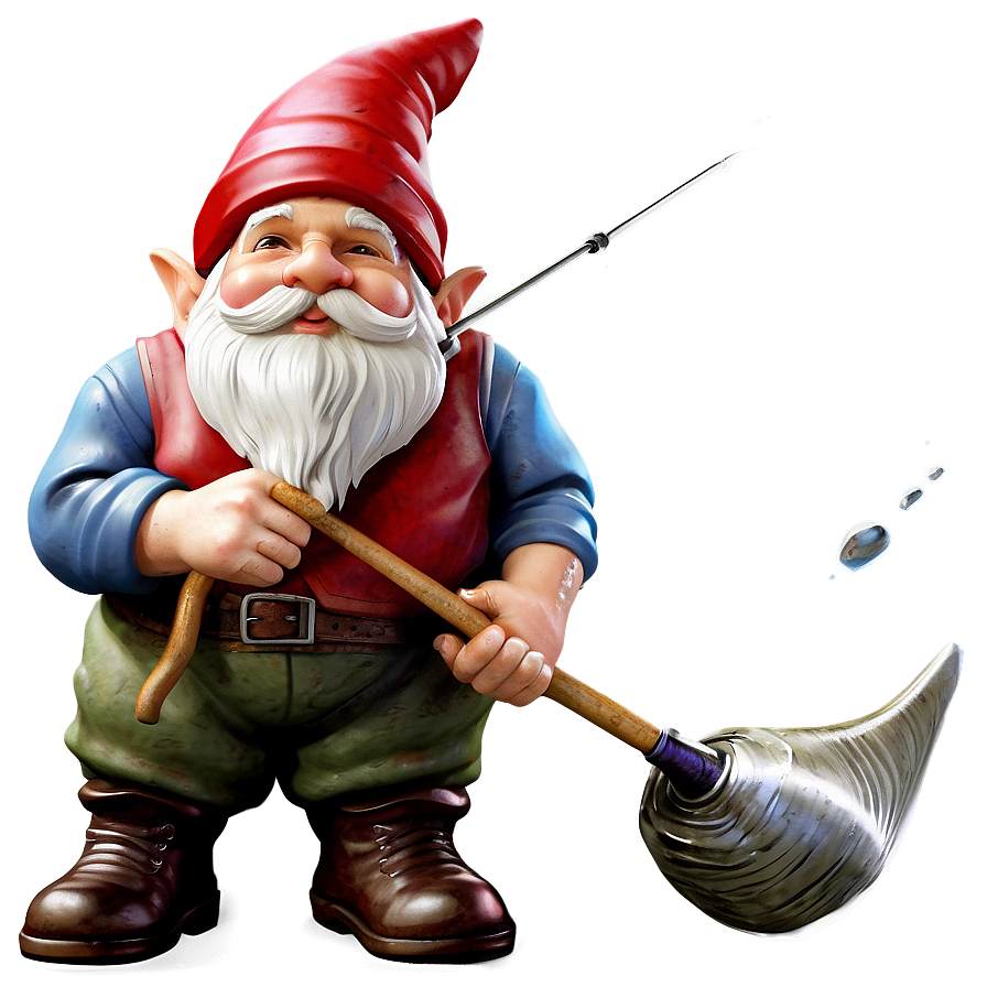 Fishing Garden Gnome Png Wkd44 PNG Image