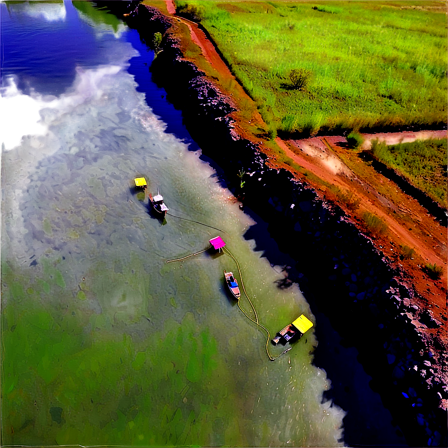 Fishing Spot Near Rural Dam Png Kwu43 PNG Image