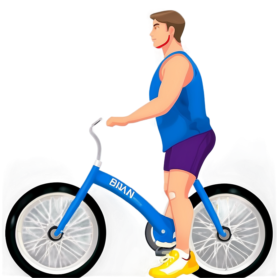 Fitness Biking Routine Png Qrs PNG Image