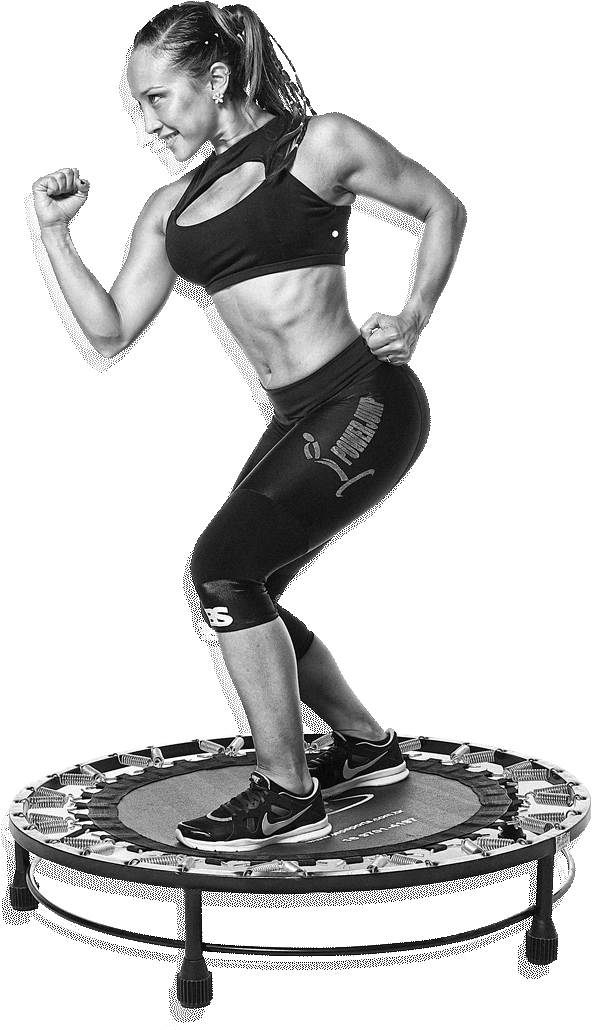 Fitness Trampoline Workout PNG Image