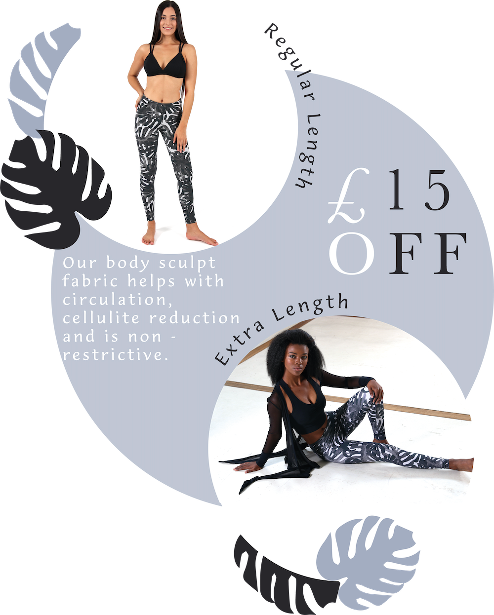 Fitness Wear Discount Promotion PNG Image