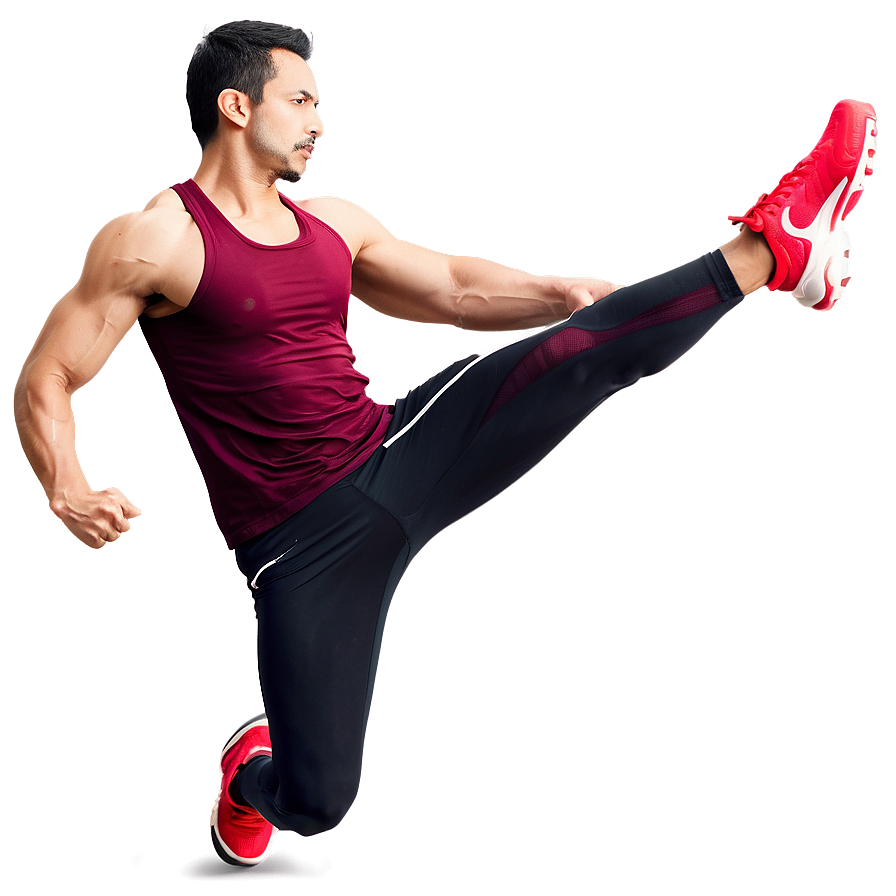 Fitness Workout Kick Png 05232024 PNG Image