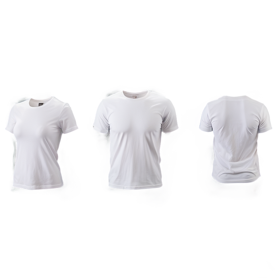 Fitted White T-shirt Png 05252024 PNG Image