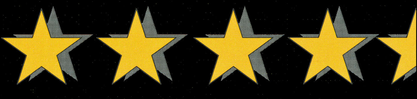 Five Star Rating Graphic PNG Image