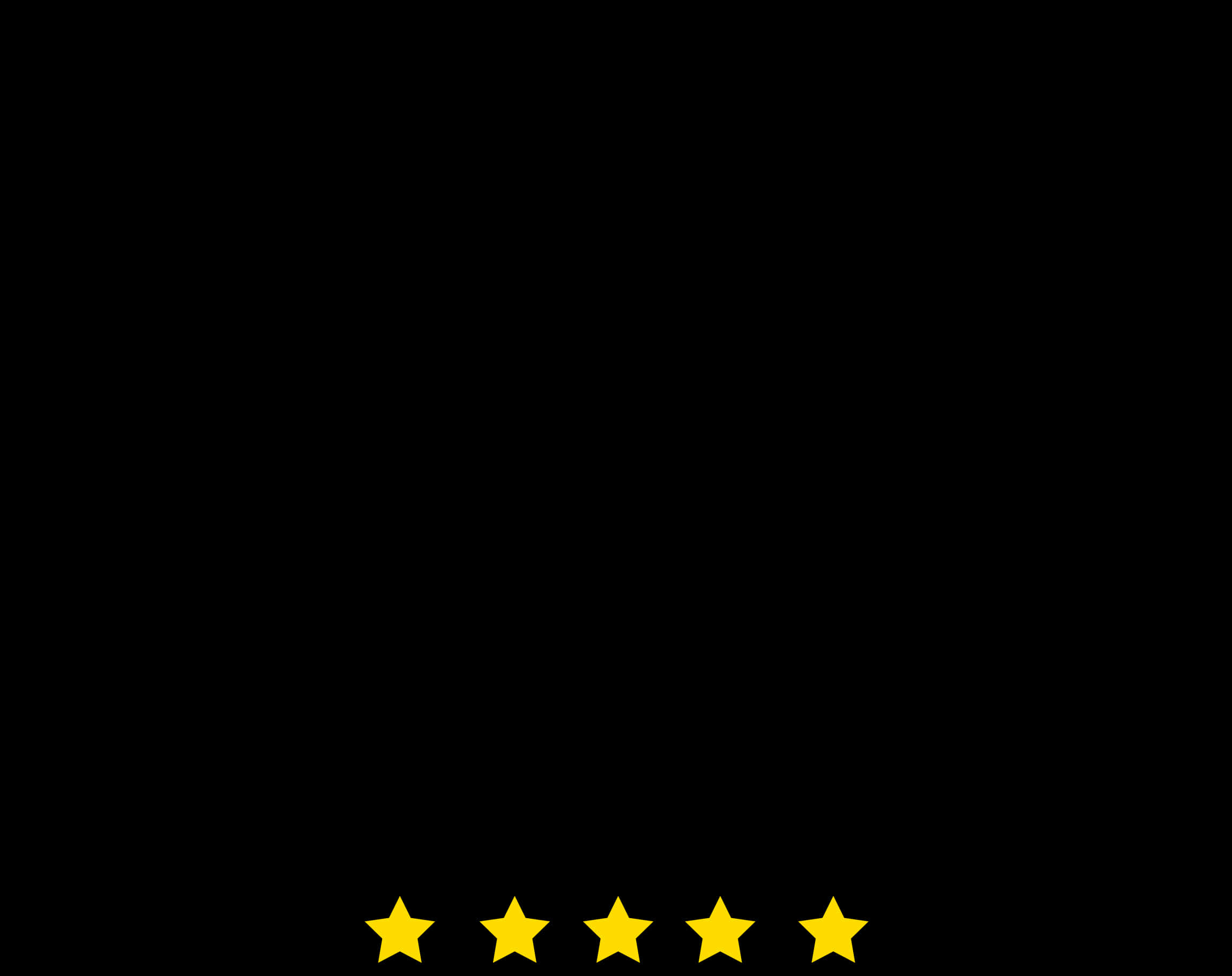 Five Star Rating Graphic PNG Image