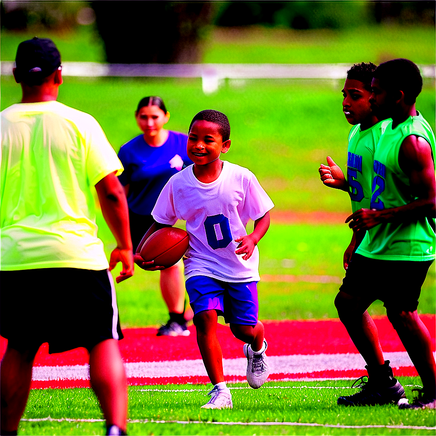 Flag Football Training Session Png Rse PNG Image