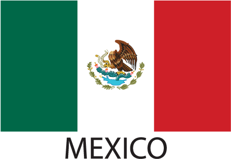 Flagof Mexicowith Name PNG Image