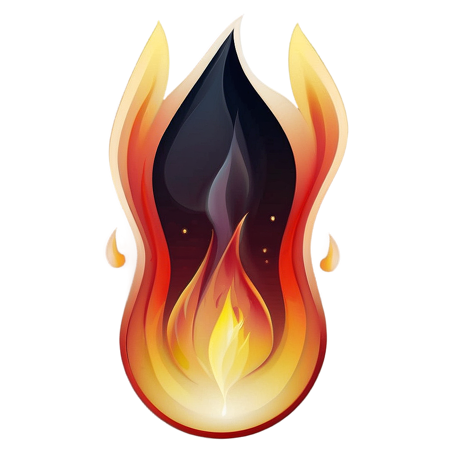 Flame Emoji Art Png 05042024 PNG Image