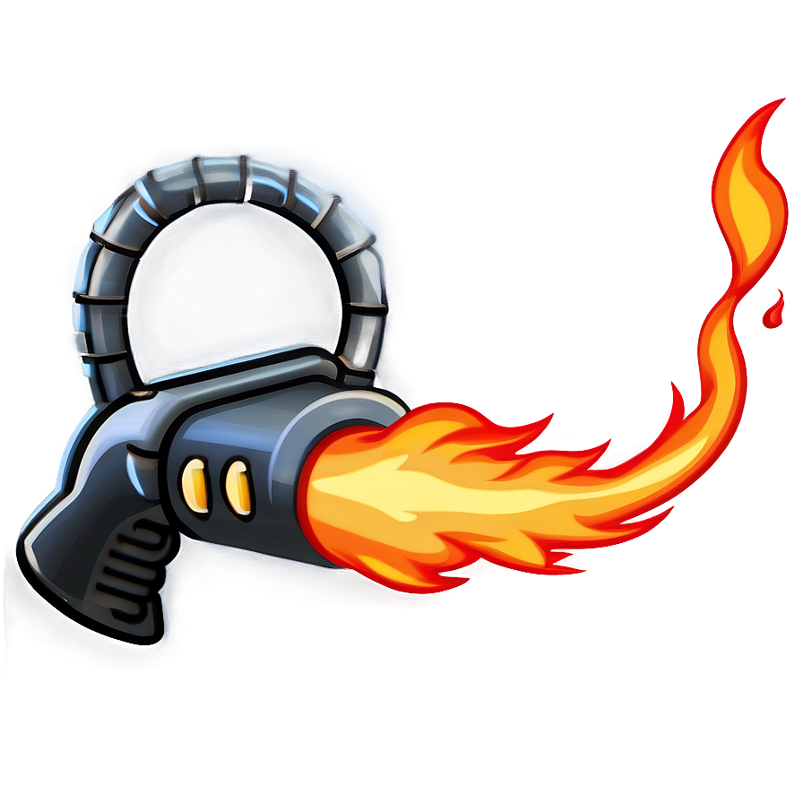 Flame Thrower Emoji Png Rqf72 PNG Image