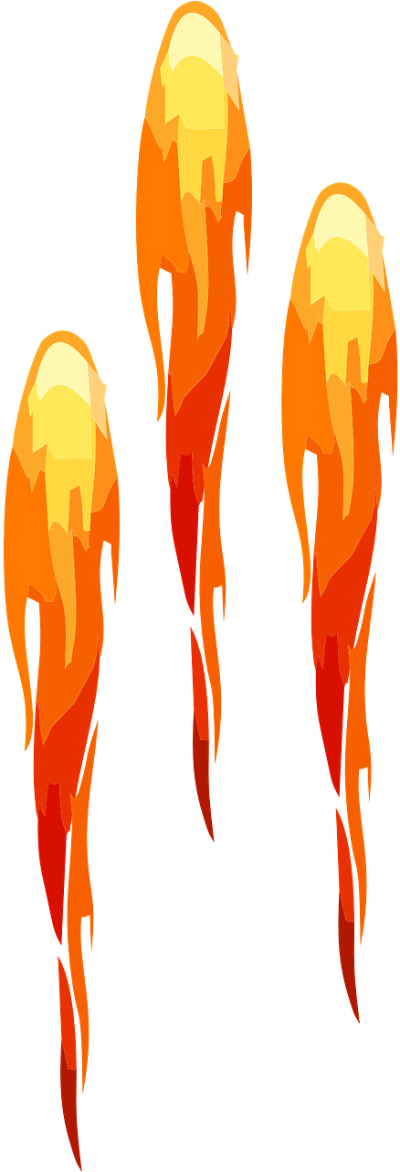 Flame_ Trio_ Vector_ Art PNG Image