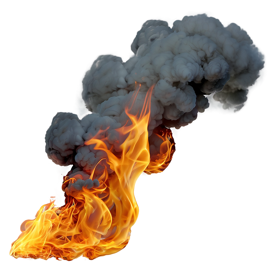 Flames And Smoke Png 36 PNG Image