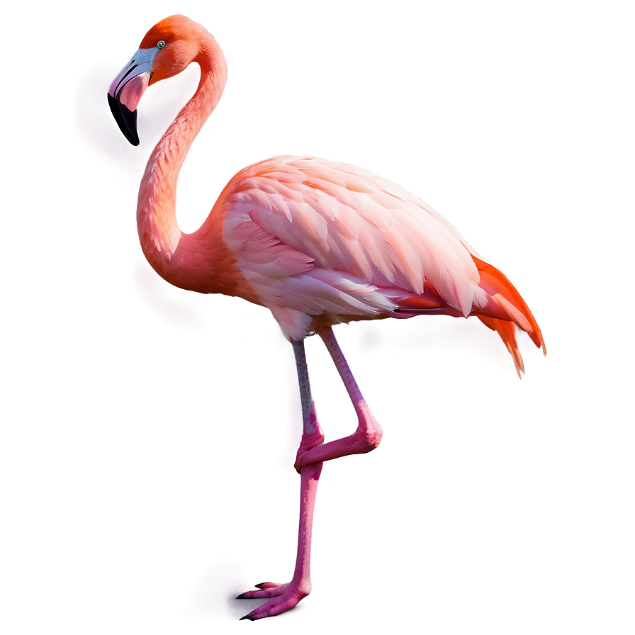 Flamingo And Sunset Gradient Png Aov PNG Image