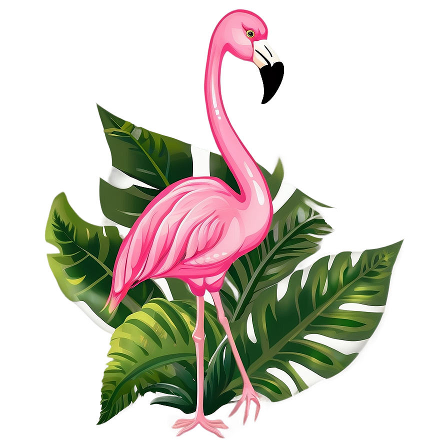 Flamingo Hawaiian Luau Png Xfm43 PNG Image