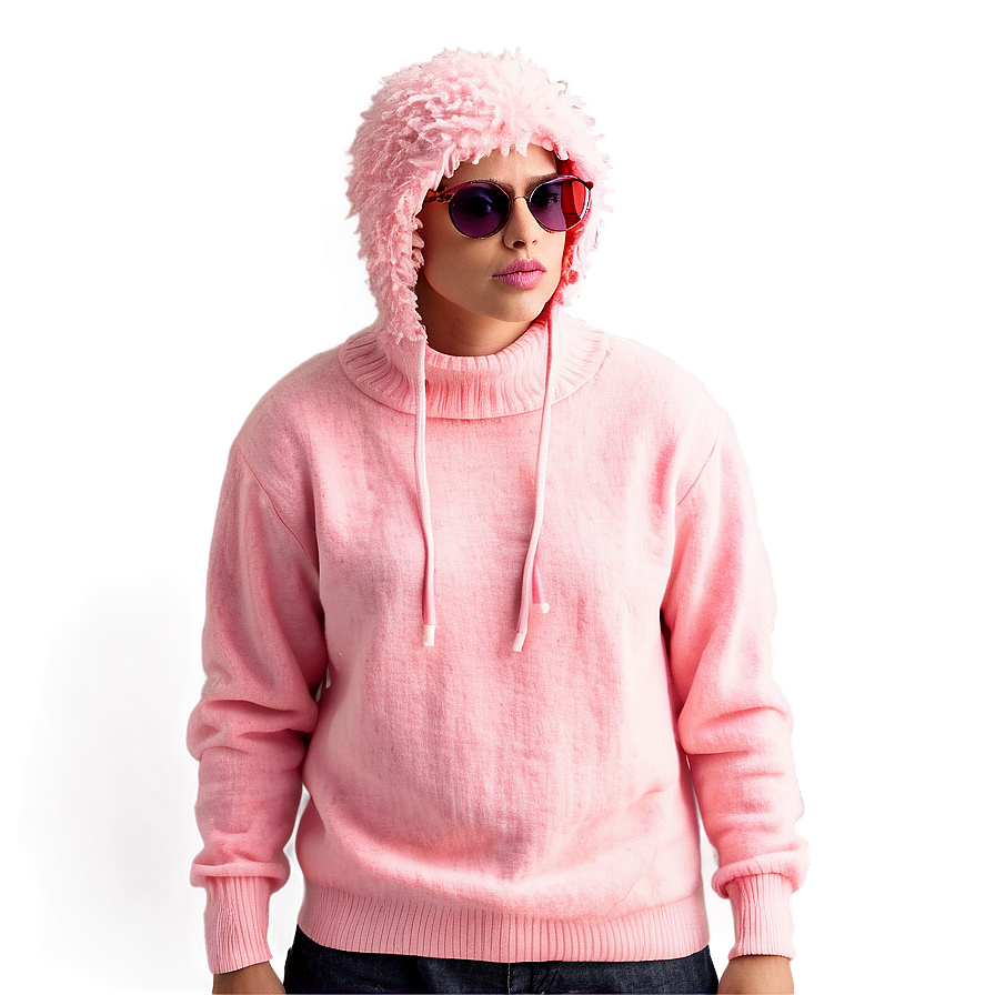 Flamingo Pink Sweater Png 06292024 PNG Image