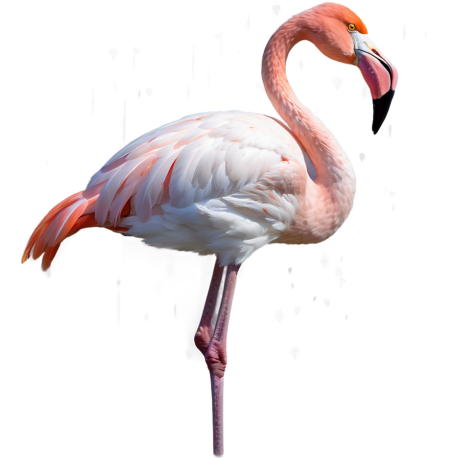 Flamingo Winter Wonderland Png Geo PNG Image