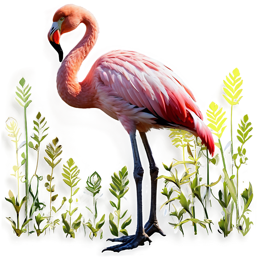 Flamingos D PNG Image