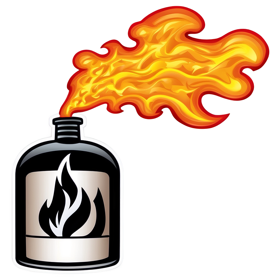 Flammable Gasoline Symbol Png 06132024 PNG Image