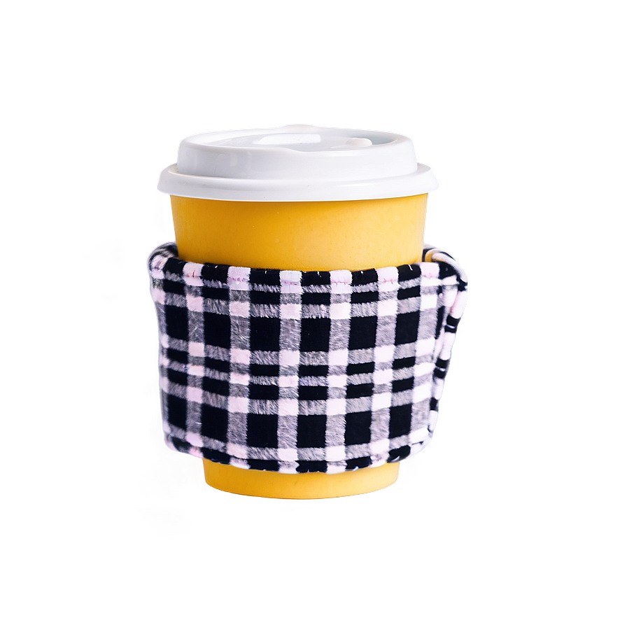 Flannel Coffee Cozy Png 06212024 PNG Image