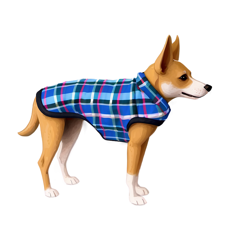 Flannel Dog Coat Png Rlw PNG Image