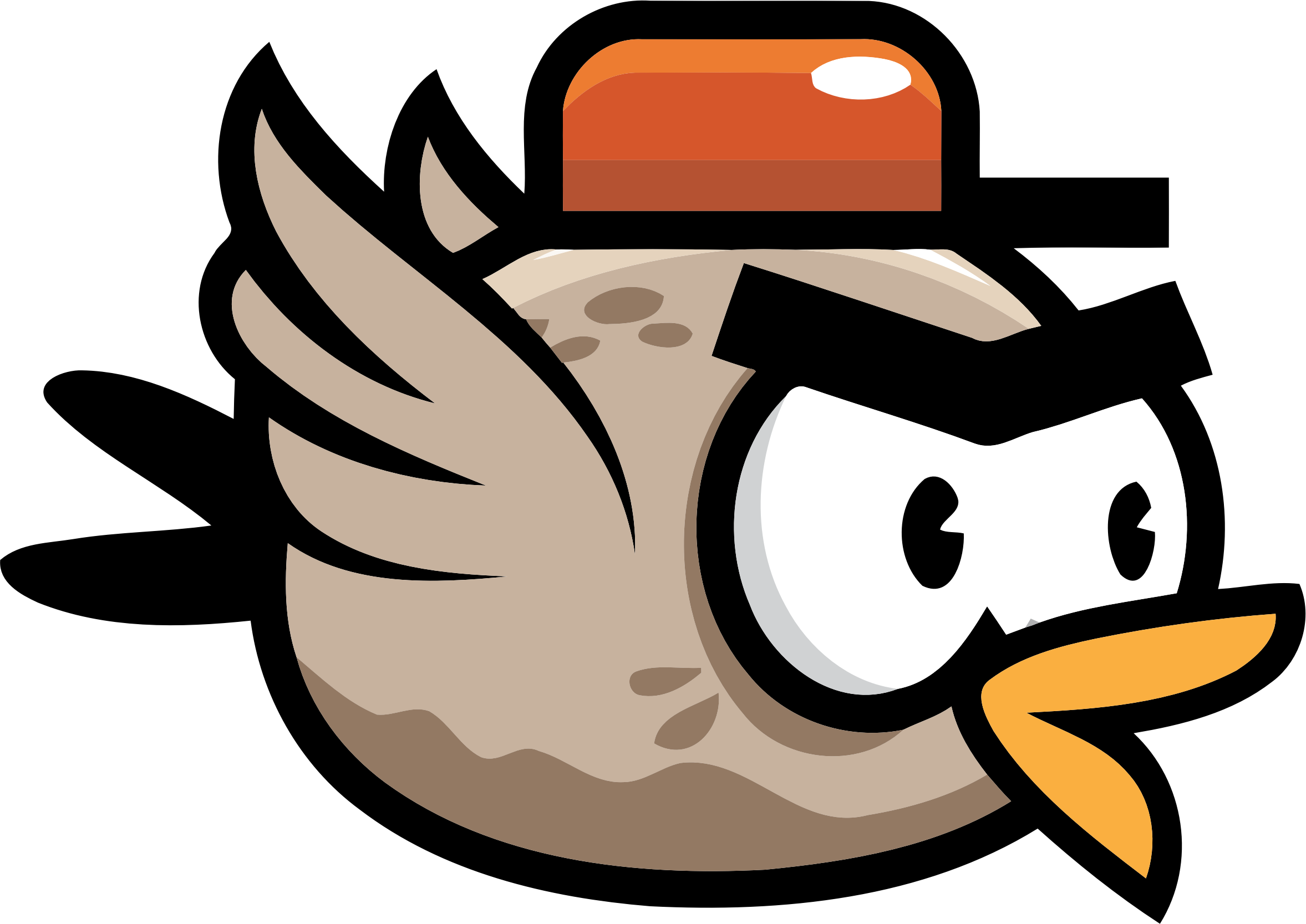 Flappy Bird Character Illustration PNG Image