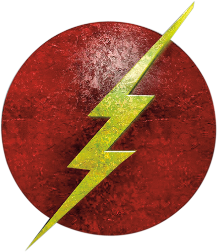 Flash_ Symbol_ Red_ Background.png PNG Image