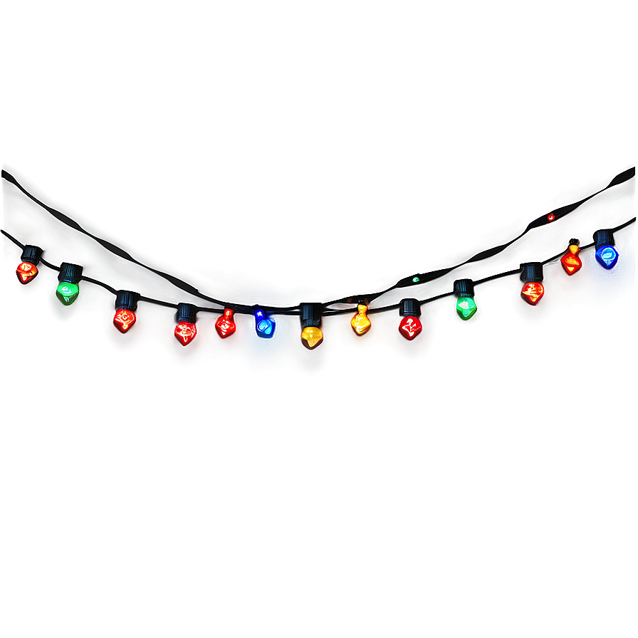 Flashing Christmas String Lights Png Ejl96 PNG Image