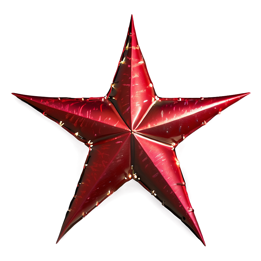 Flashing Red Star Png Jdk13 PNG Image