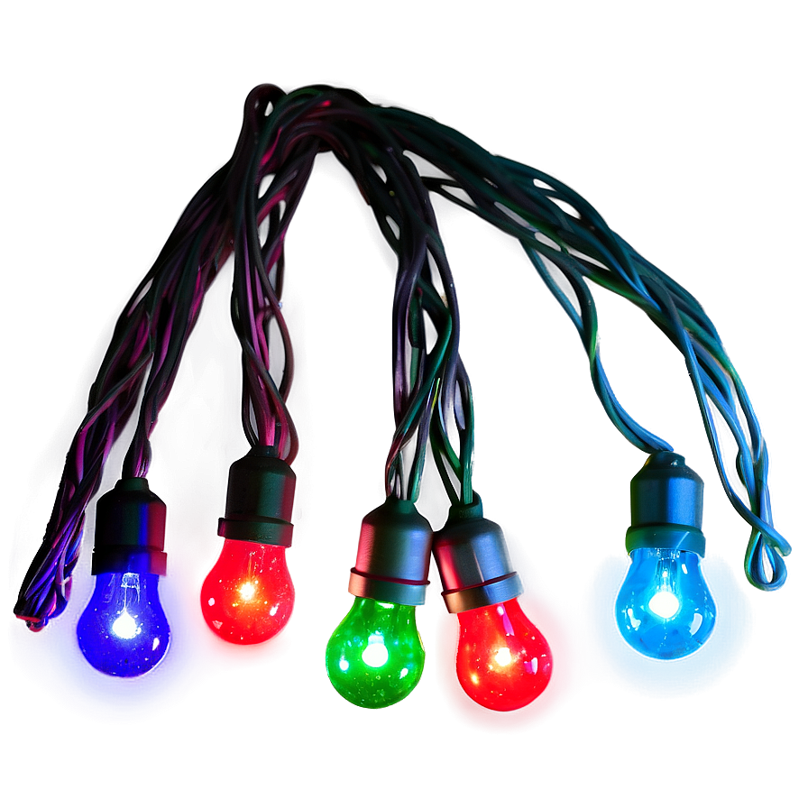 Flashing String Lights Png Ahf PNG Image