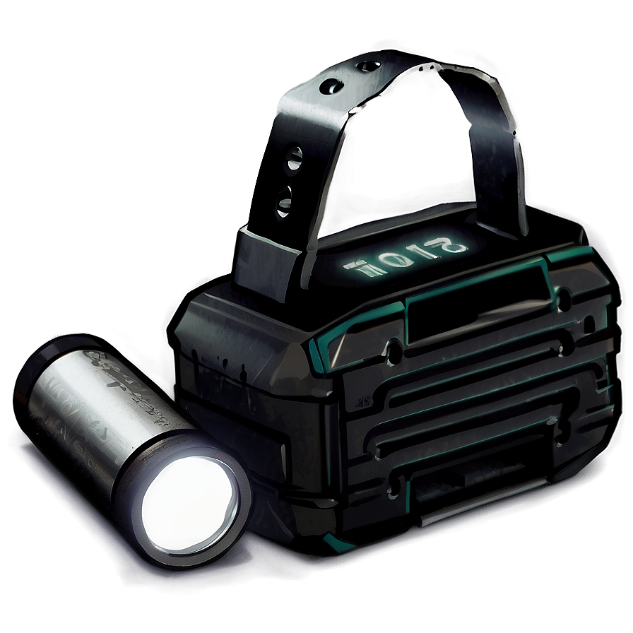 Flashlight With Batteries Png Fwb83 PNG Image