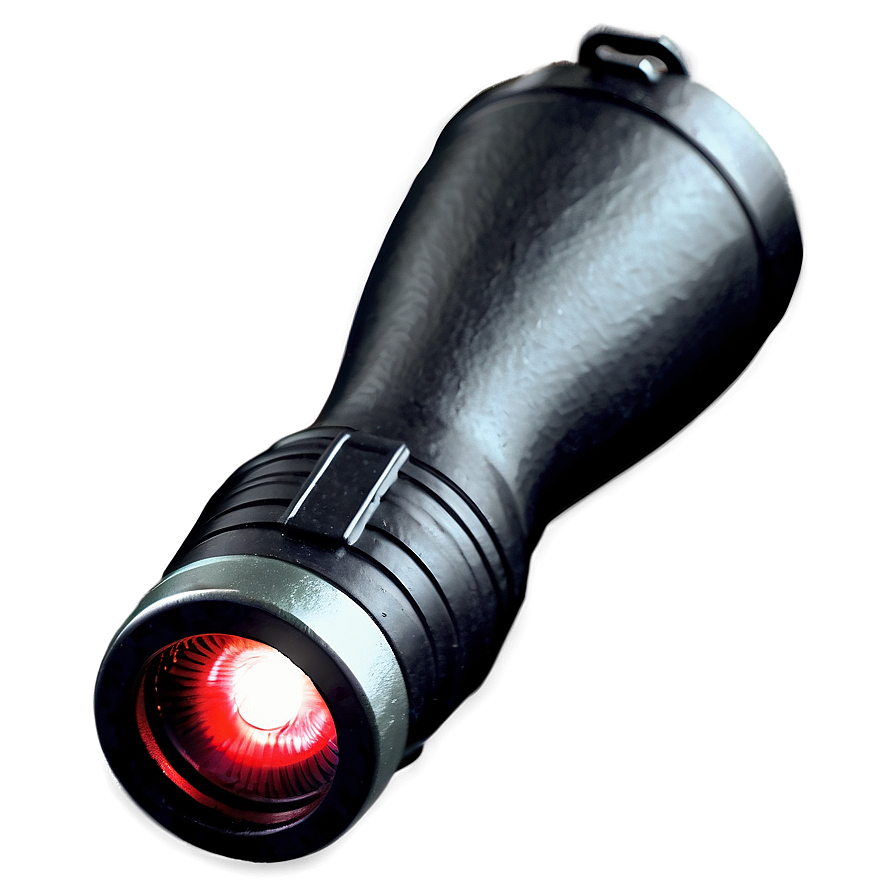 Flashlight With Red Light Png 64 PNG Image