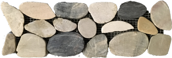 Flat Cobblestone Pattern PNG Image