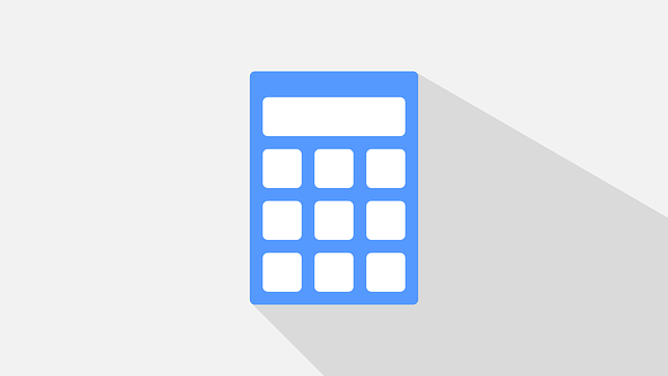 Flat Design Calculator Icon PNG Image