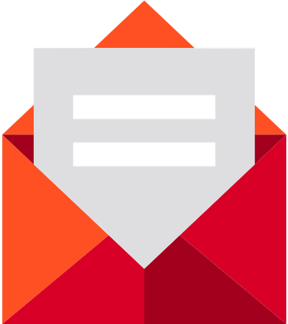 Flat Design Email Icon.png PNG Image