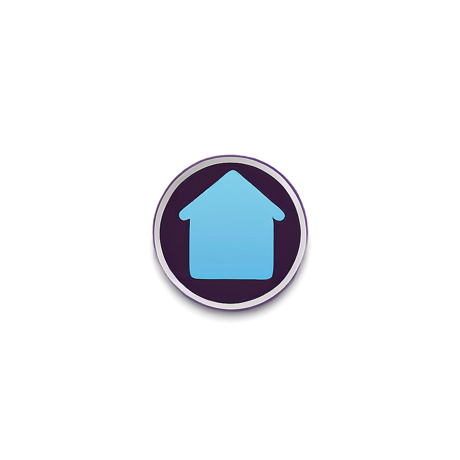 Flat Design Home Button Png 16 PNG Image