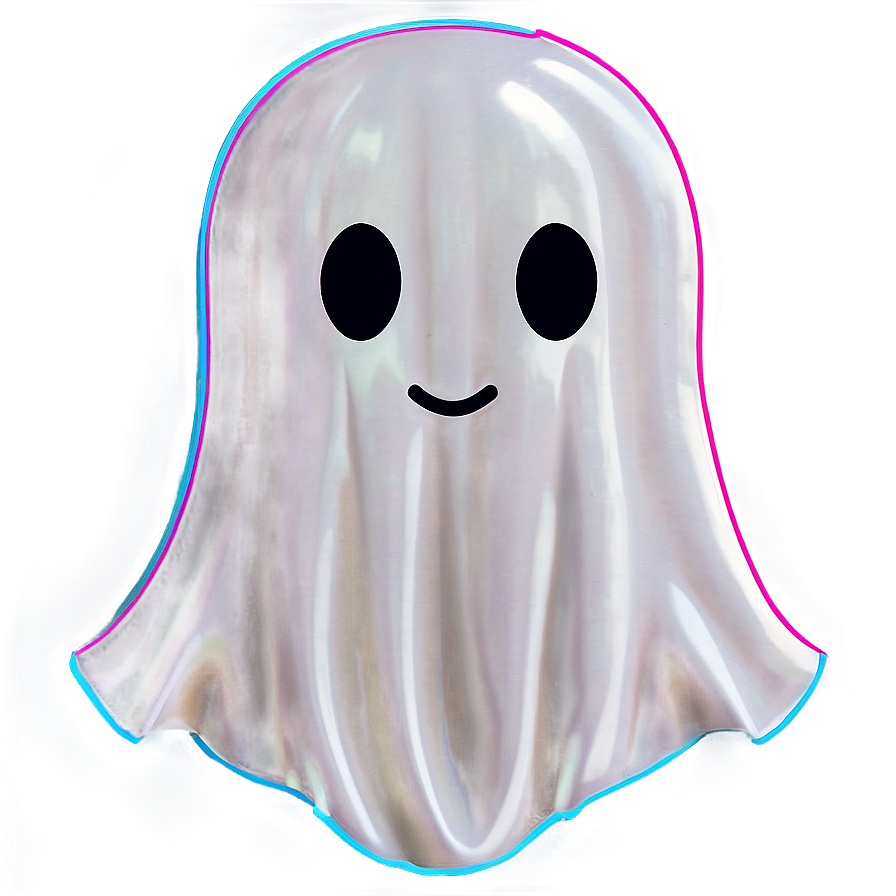 Flat Design Snapchat Ghost Png 06272024 PNG Image